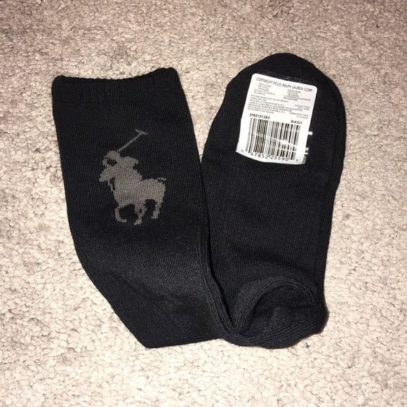 Polo Ralph Lauren 3 pair dress socks poly cotton black New casual Men’s 6-12.5 - Picture 9 of 13